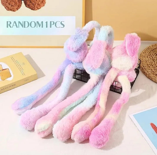 Cute Rabbit Earmuffs for Girls – Soft Plush Winter Ear Warmers