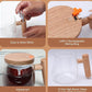 Wooden Design Automatic Self-Stirring Coffee Mug – One Click Electric Mixing Glass Cup