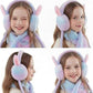 Cute Rabbit Earmuffs for Girls – Soft Plush Winter Ear Warmers