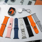 Ultra 2 Smart Watch Big 2.01 Infinite Display 7 in 1 Strap Set with Wireless Charging