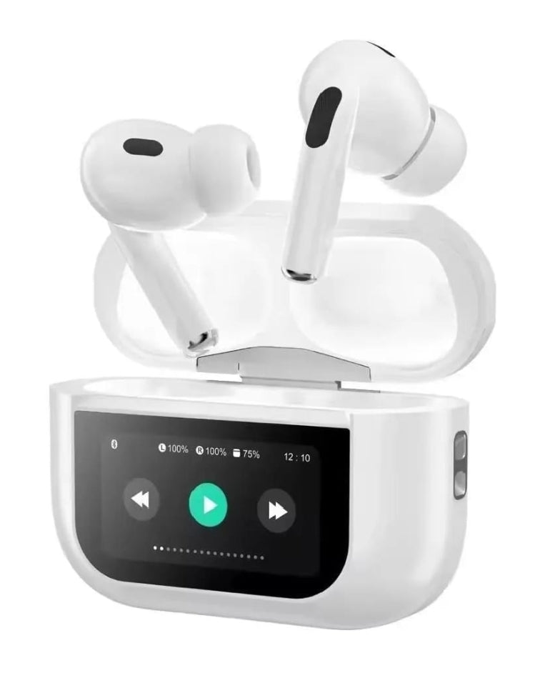 Airpods Pro A9 ANC ENC Double Dark Noise Reduction Bluetooth Wireless Earbuds With Battery Display Touch Control For Android And IOS