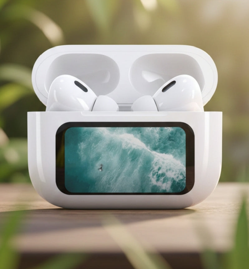Airpods Pro A9 ANC ENC Double Dark Noise Reduction Bluetooth Wireless Earbuds With Battery Display Touch Control For Android And IOS