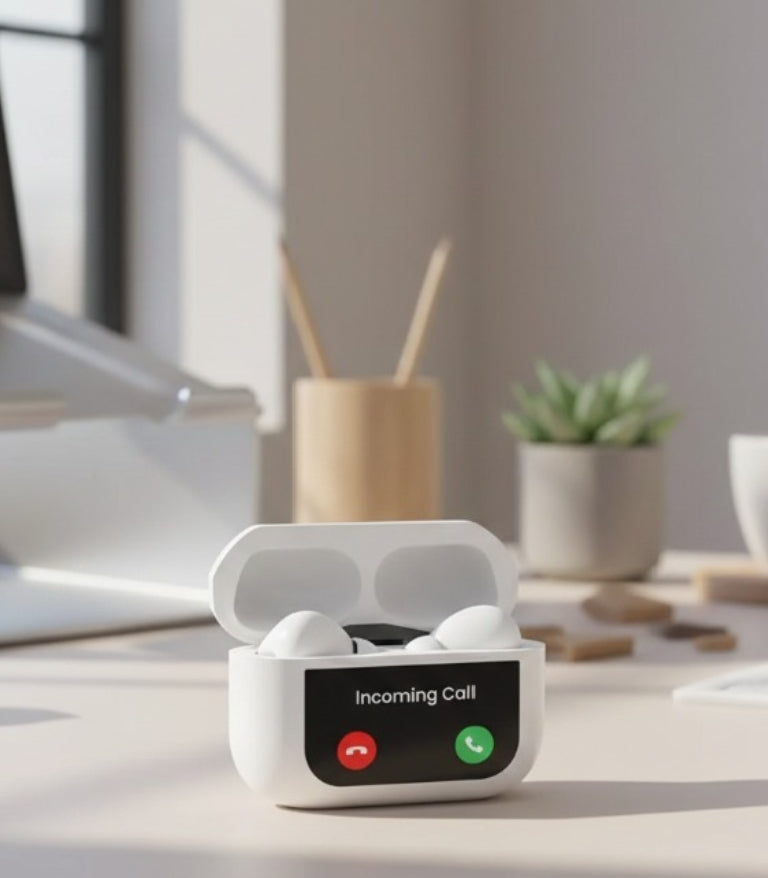 Airpods Pro A9 ANC ENC Double Dark Noise Reduction Bluetooth Wireless Earbuds With Battery Display Touch Control For Android And IOS