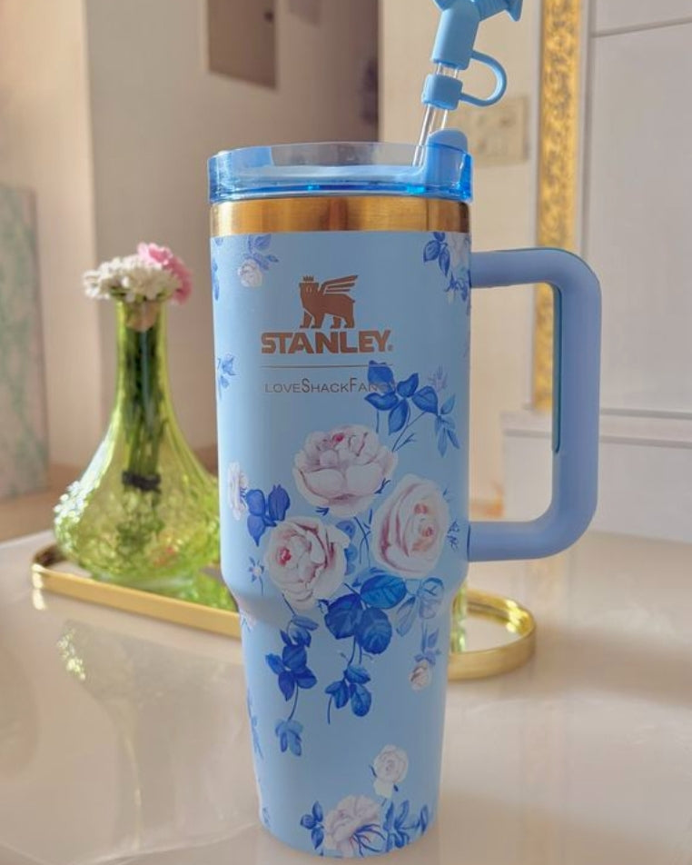 40 Oz Stanley X Coquette Tumbler Providing Durable Quality Comfortable Use Everyday Hydration Support - 1.18 Liter | Black