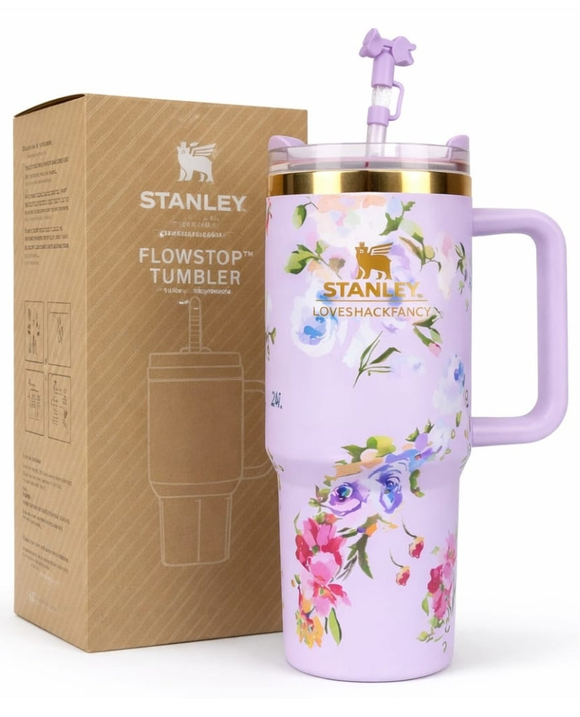 40 Oz Stanley X Coquette Tumbler Providing Durable Quality Comfortable Use Everyday Hydration Support - 1.18 Liter | Black