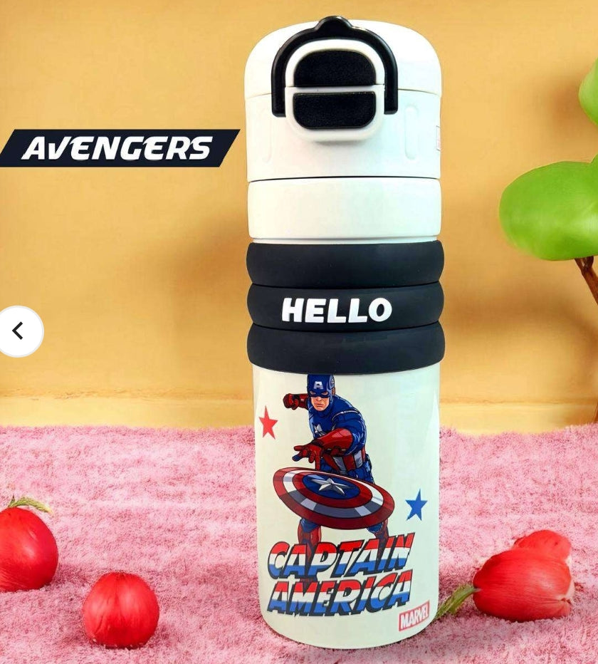 500ml Mini Plain Stainless Steel Tumbler | Compact Durable Travel Drink Cup (Avenger)
