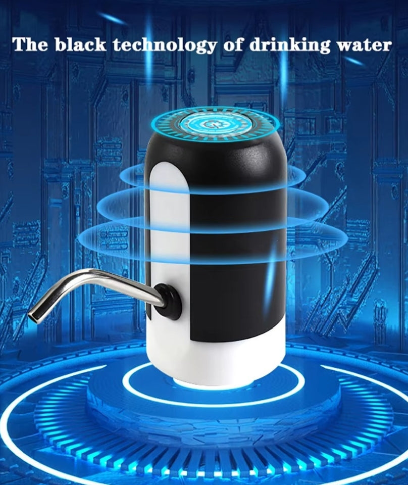 USB Rechargeable Automatic Water Bottle Pump – Electric Drinking Water Dispenser with One-Touch Switch for Gallon Bottles