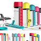 2-in-1 Medicine Organizer with Water Bottle – 7 Days Pill Box, 600ml BPA-Free Drinking Bottle, Removable Cup, Compact Travel Pill Planner for Kids, Adults & Elderly