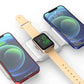 3 in 1 Magnetic Foldable Wireless Charging Station 15W Fast Charger for iPhone, AirPods & Smartwatch