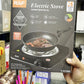 RAF 1000W Single Electric Stove – Portable Hot Plate Countertop Cooker with Adjustable Temperature Control & Overheat Protection