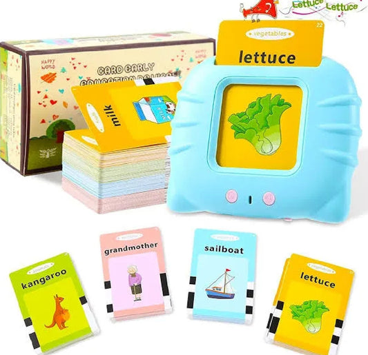 Talking Flash Cards For Kids Providing Durable Quality Comfortable Use Reliable Performance Educational Support (Random Color)