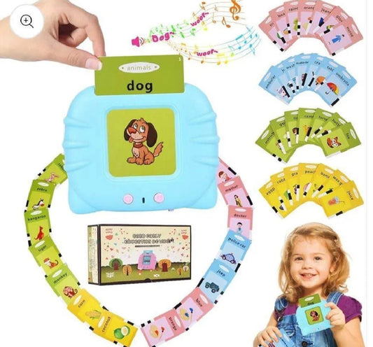 Talking Flash Cards For Kids Providing Durable Quality Comfortable Use Reliable Performance Educational Support (Random Color)