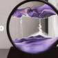 Moving Sand Art Picture – 3D Dynamic Deep Sea Sandscape with Display Stand - Without Light | Size 8 Inch (Random Color)