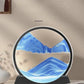 Moving Sand Art Picture – 3D Dynamic Deep Sea Sandscape with Display Stand - Without Light | Size 8 Inch (Random Color)