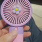 3 Speed Rechargeable Hand Fan – Mini Handy Fan For Kids With Stand (Random Color)