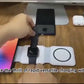 3 in 1 Magnetic Foldable Wireless Charging Station 15W Fast Charger for iPhone, AirPods & Smartwatch